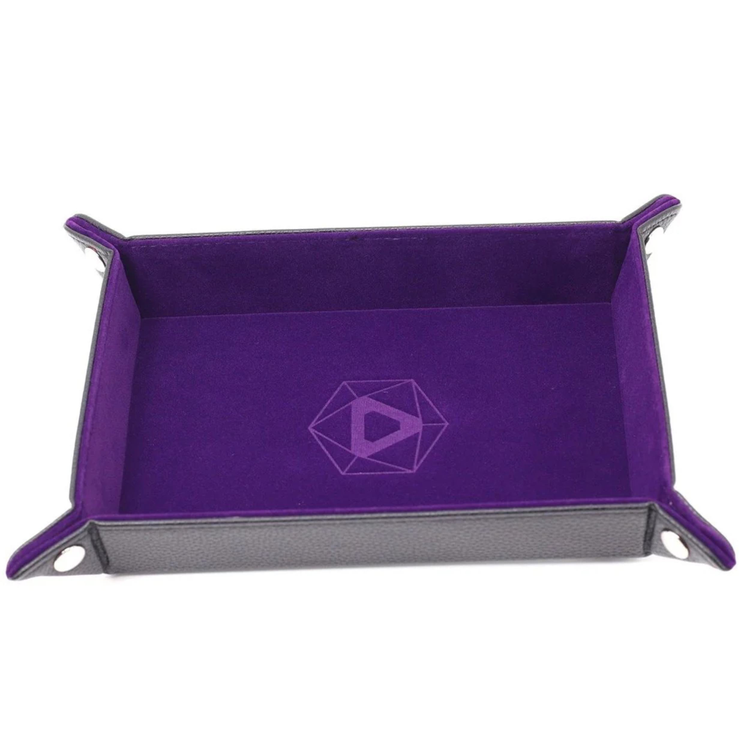 Die Hard Folding Rectangle Dice Tray Purple